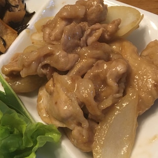 玉ねぎと豚肉だけの生姜焼き